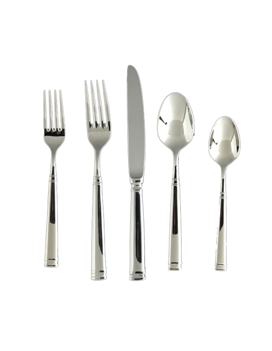 Set cubiertos para servicio de acero inoxidable 20 piezas