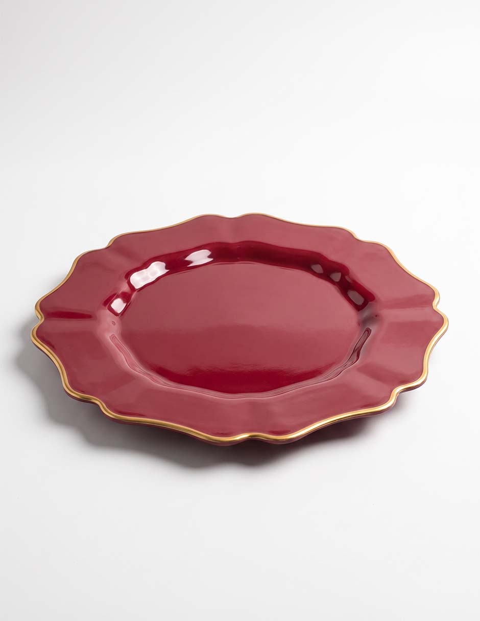 Plato base de vidrio 1