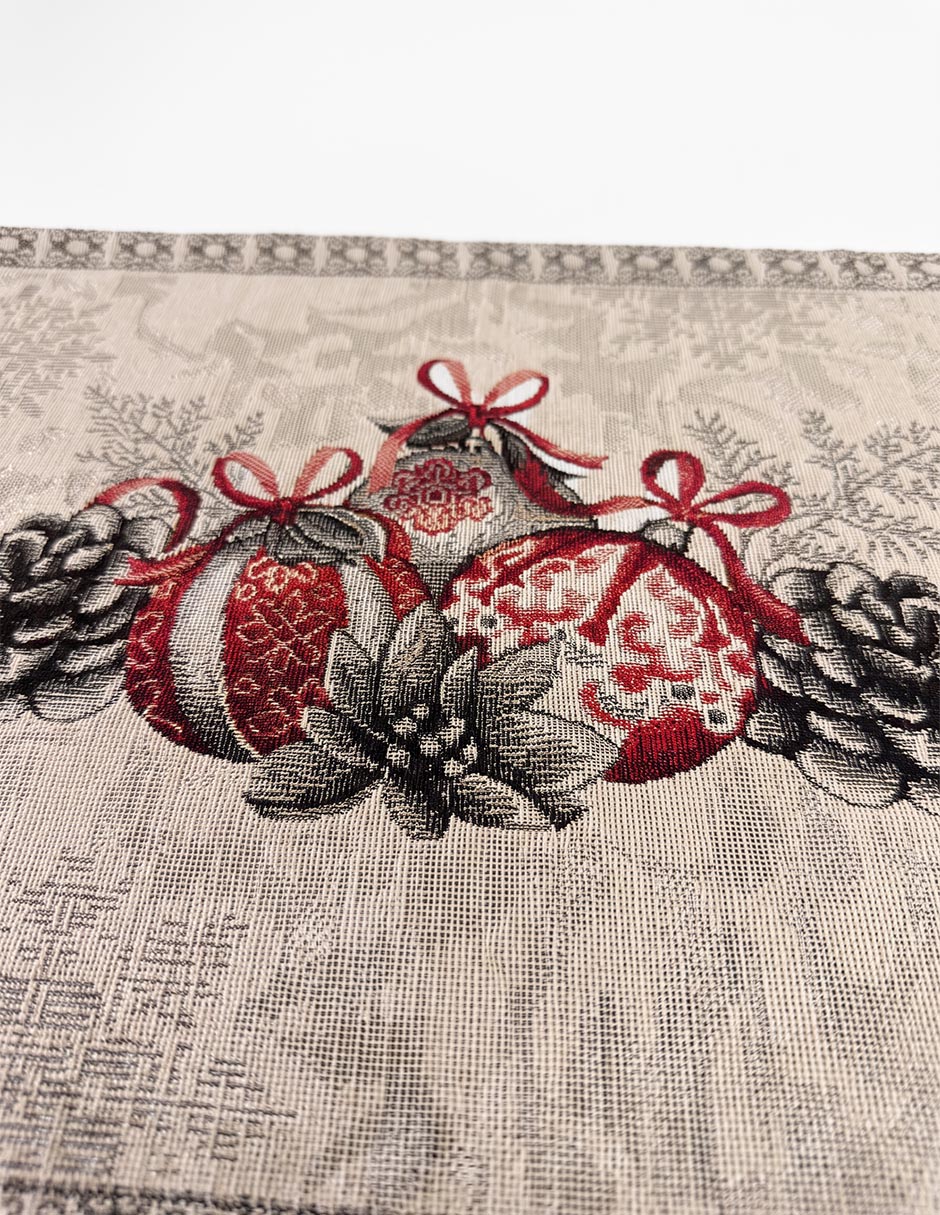 Mantel individual rectangular navidad 2026 2