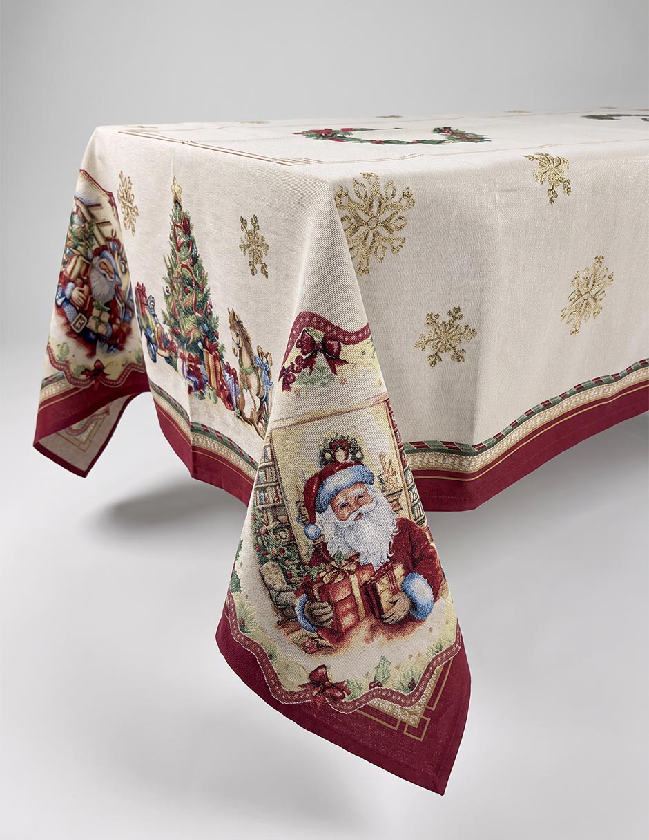 Mantel navideño rectangular Mantel navideño rectangular