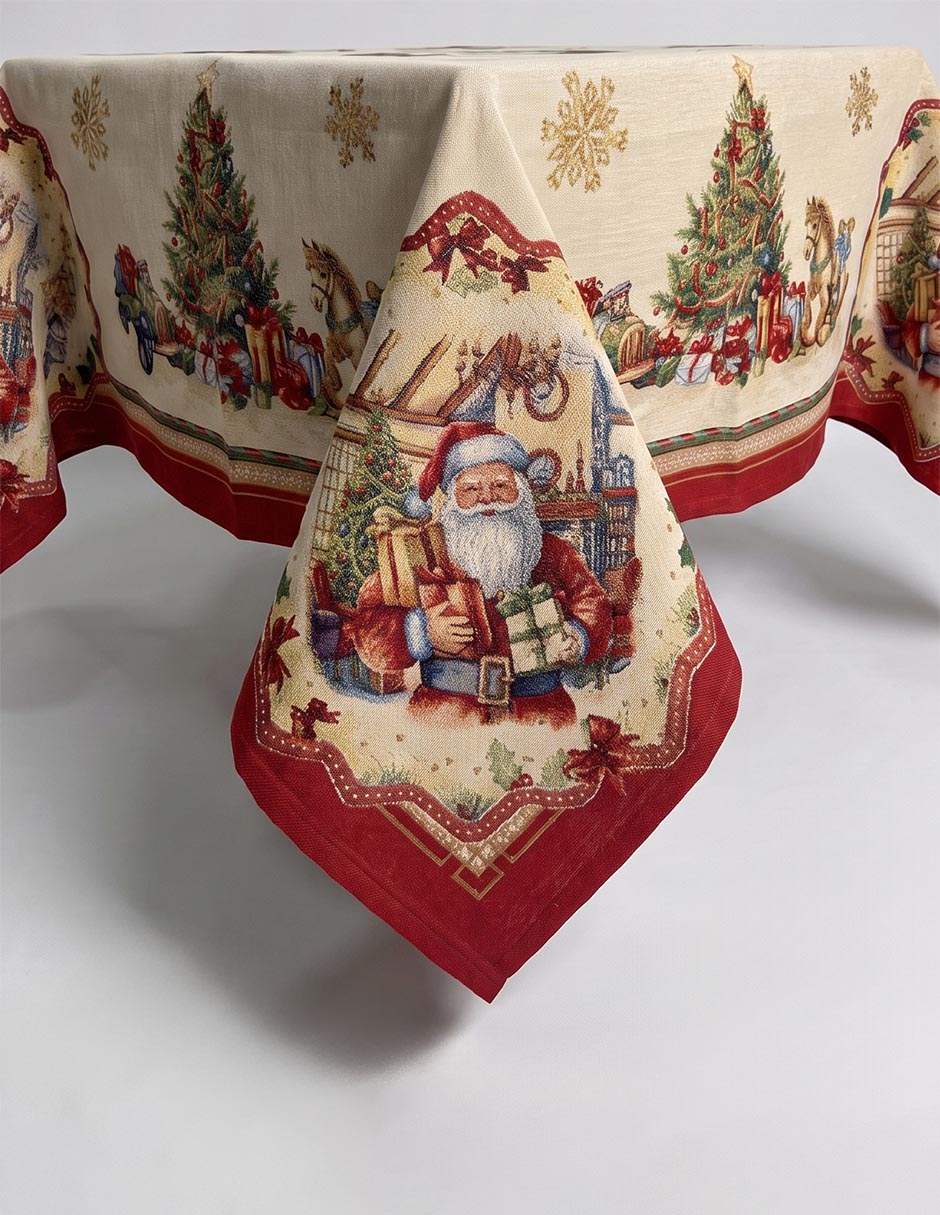Mantel navideño cuadrado 3