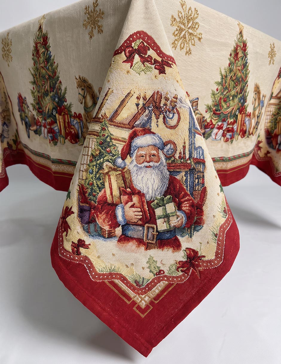 Mantel navideño cuadrado 2