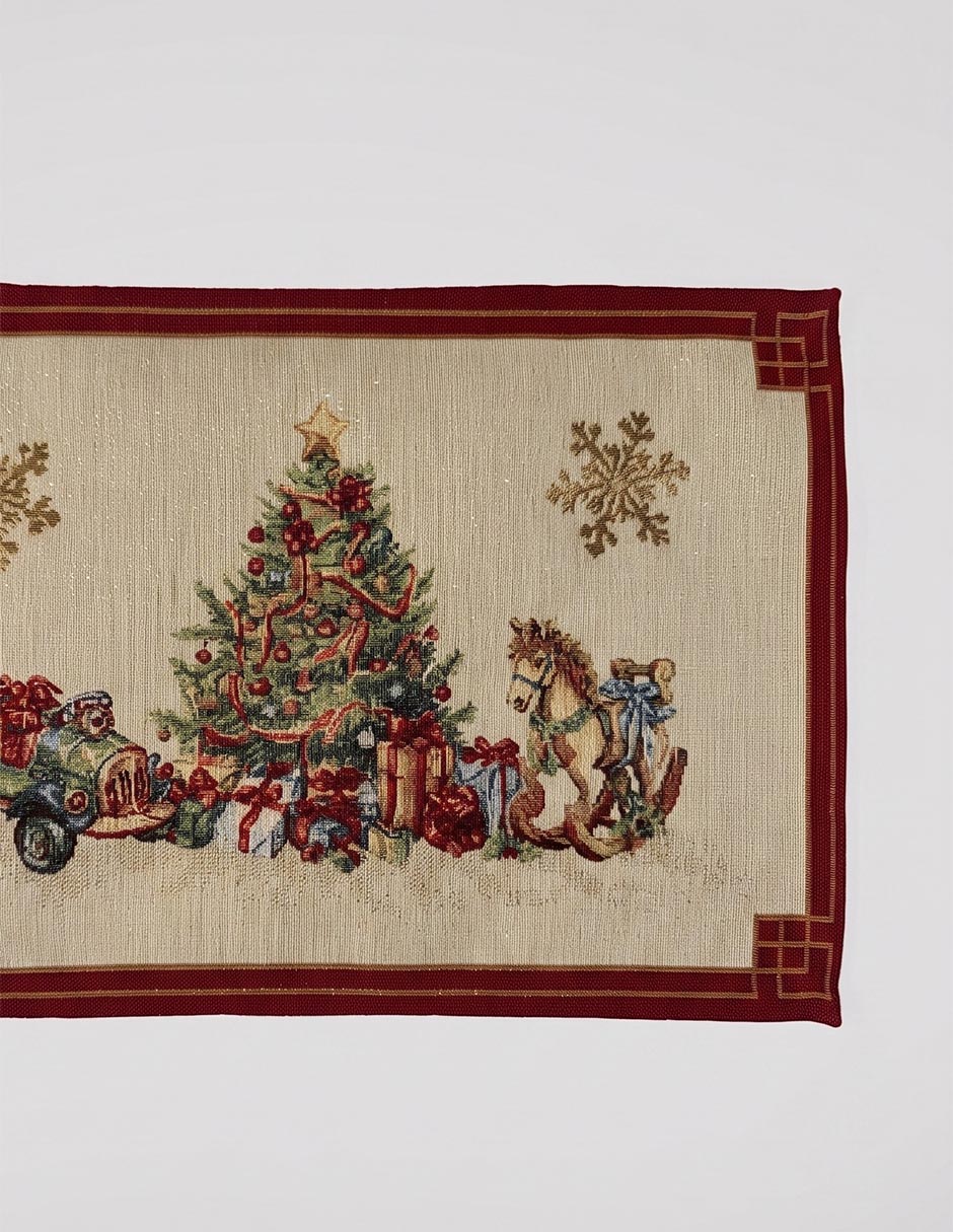 Mantel individual navideño rectangular 2