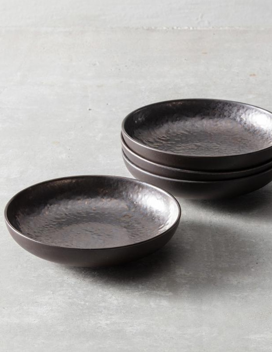 Plato sopa Nivo Metallic de vitrocerámica 3