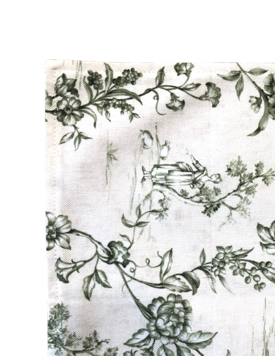 Mantel rectangular de algodón