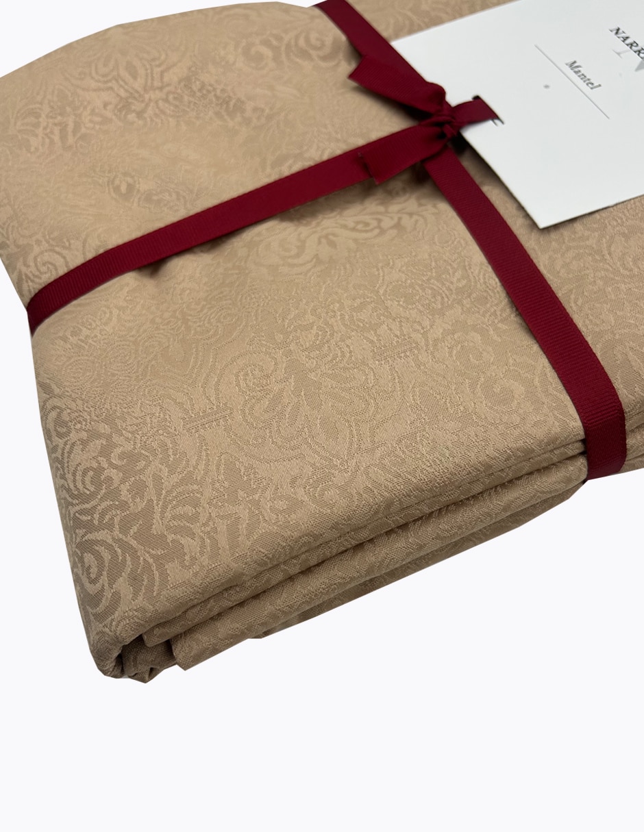 Mantel rectangular damasco 3