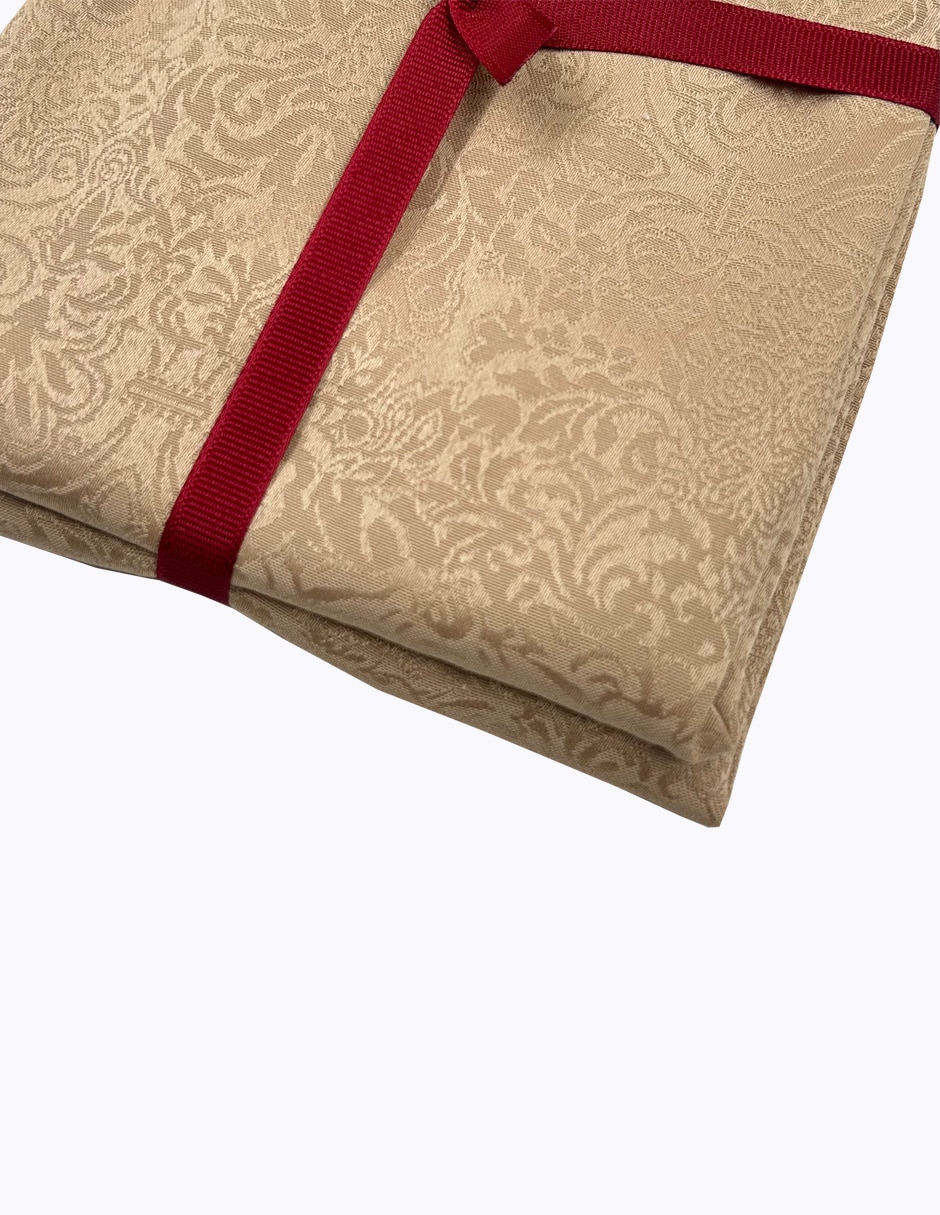 Mantel rectangular damasco 4