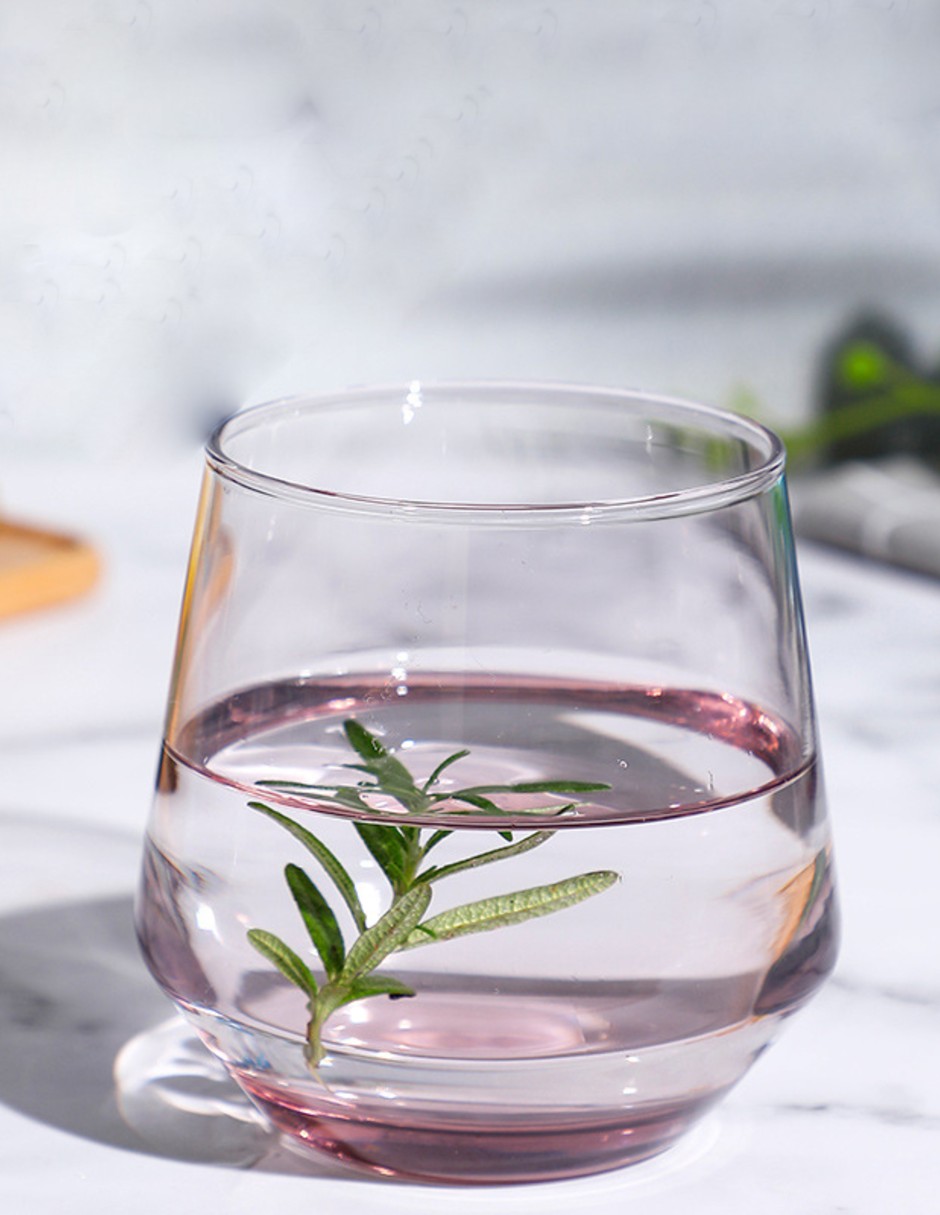 Vaso cocktail de vidrio con 6 piezas