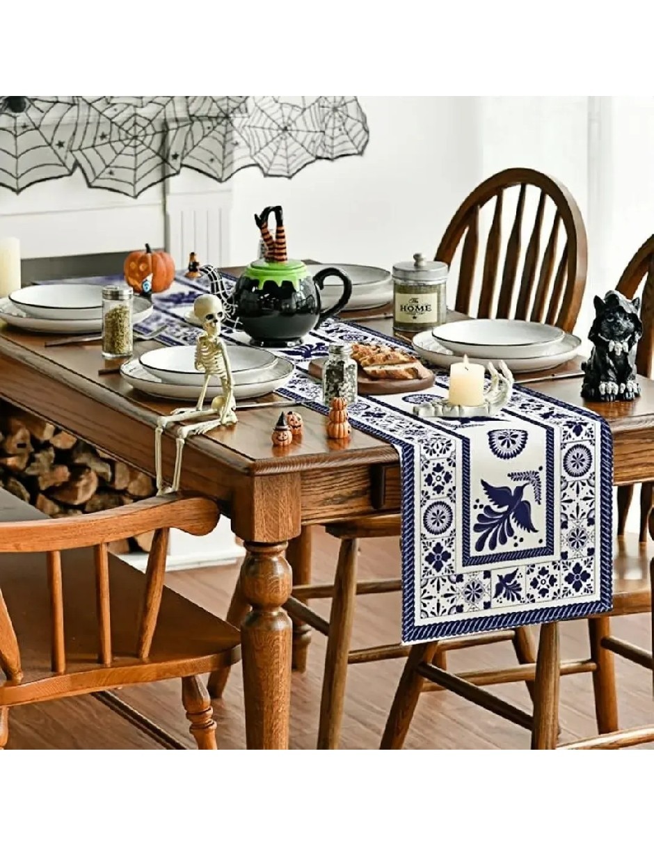 Set mantel rectangular México mosaico 3