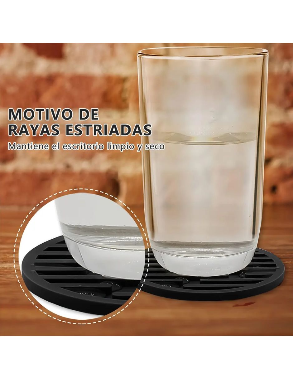 Portavaso de silicón 8 piezas 5