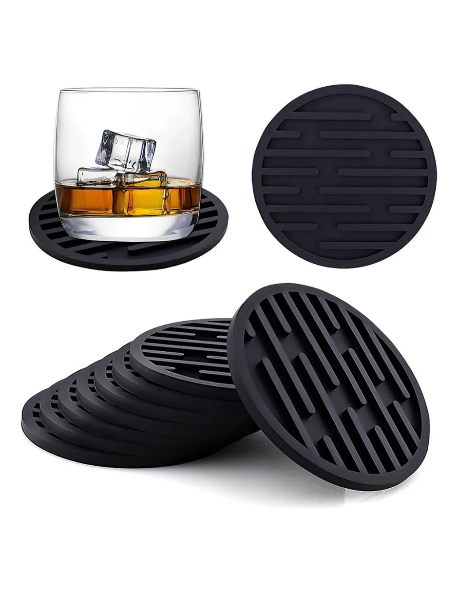 Portavaso de silicón 8 piezas