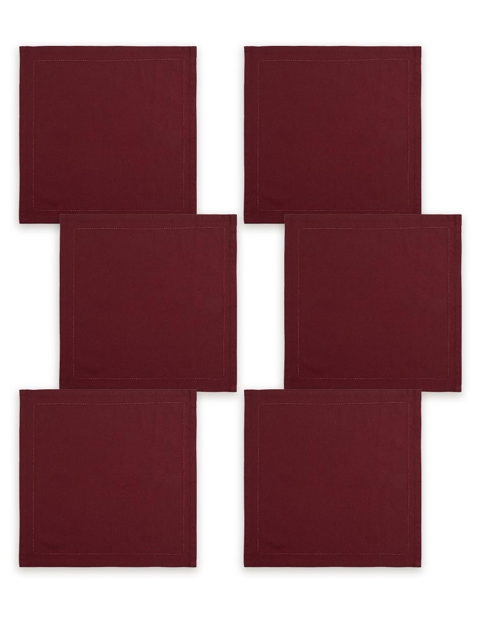 Set servilleta holly de algodón 6 piezas