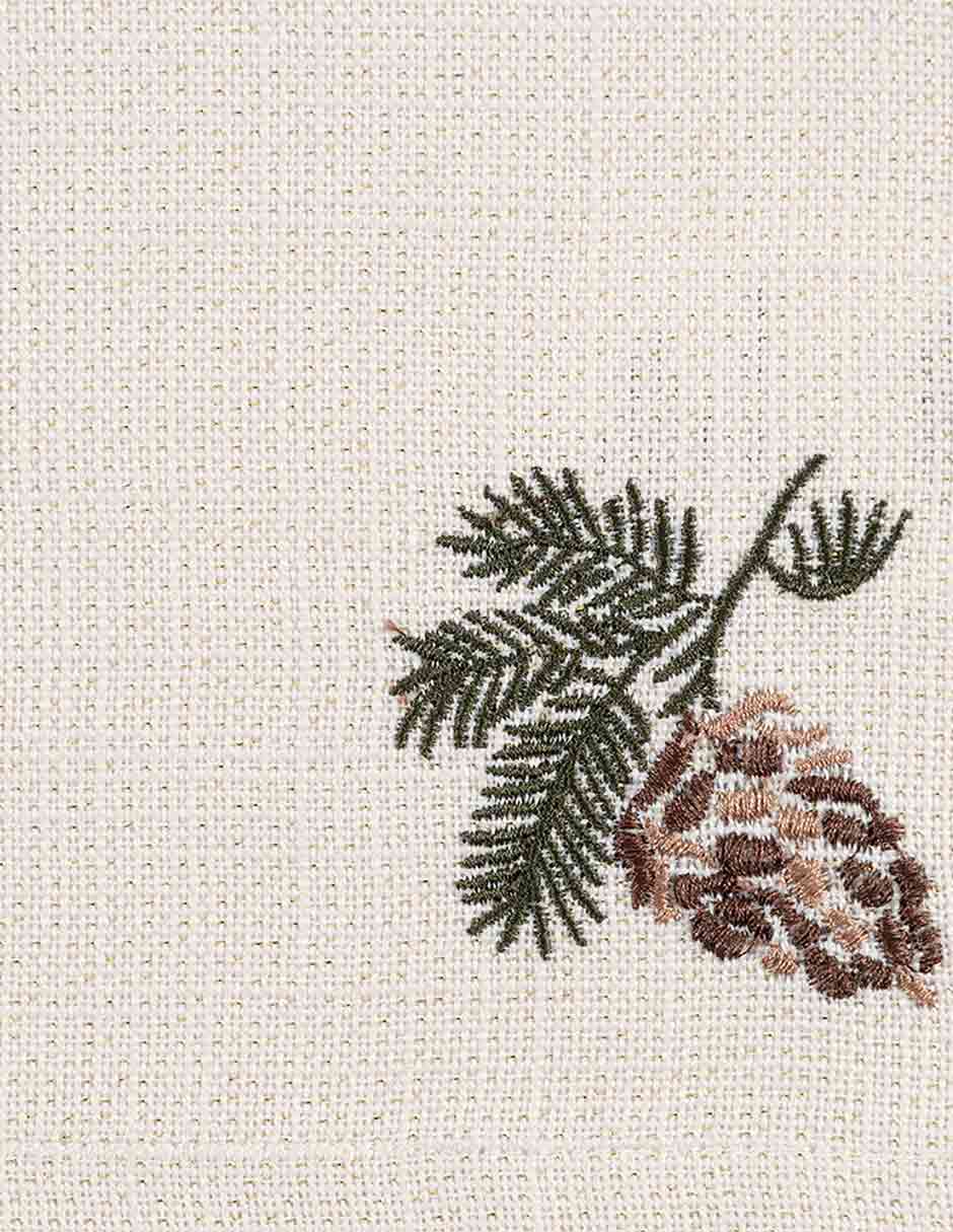 Set servilleta Pine de algodón 6 piezas 4