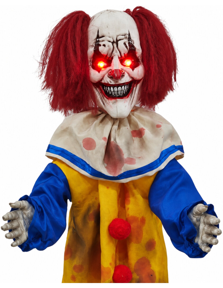 Figura decorativa de Payaso Halloween Animatronic de Poliéster 2