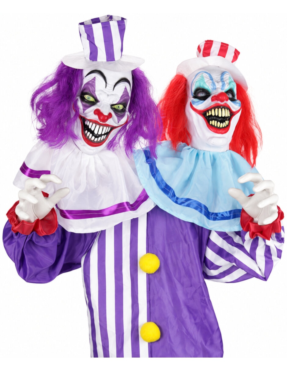 Figura decorativa de Payaso Halloween Animatronic