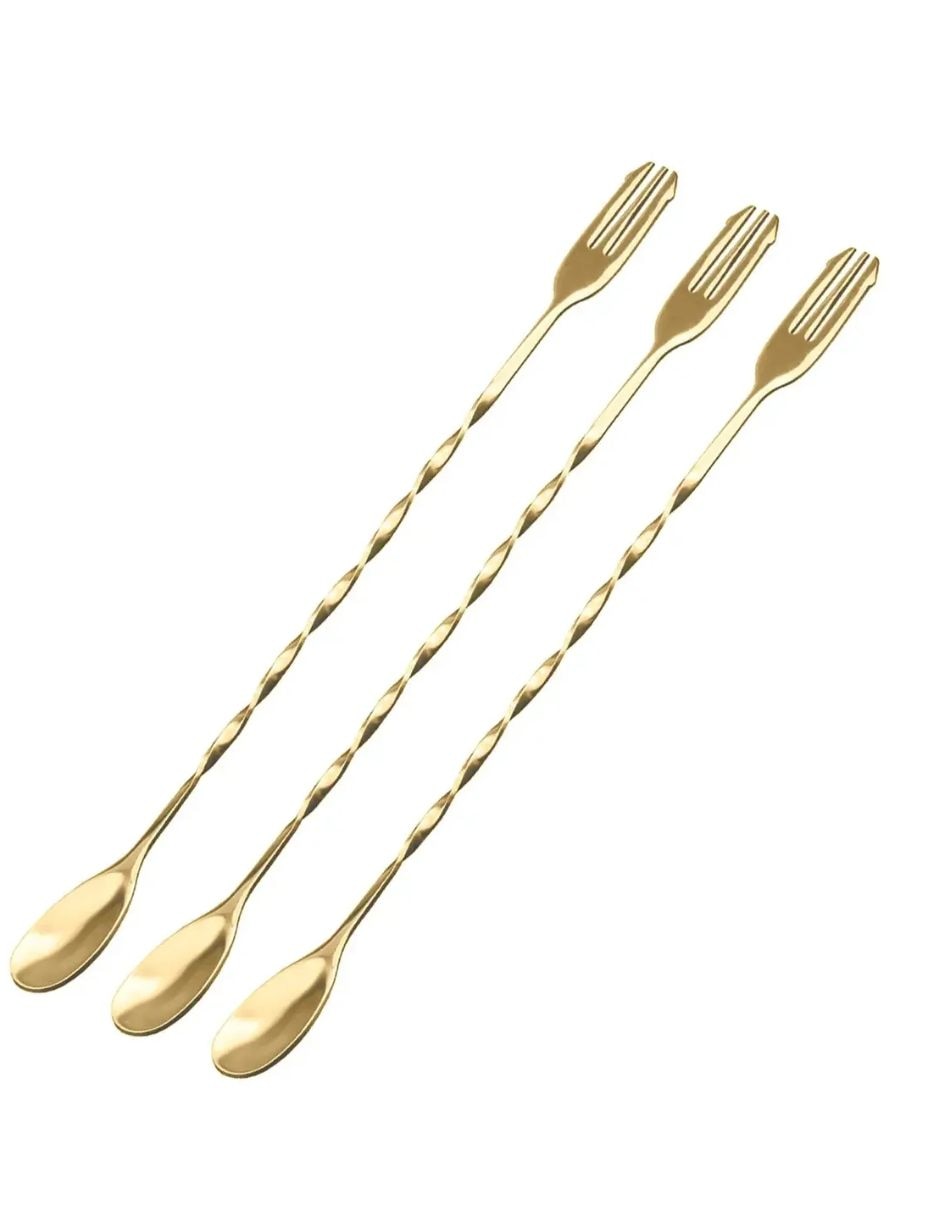 Set agitadores de bebidas de acero inoxidable