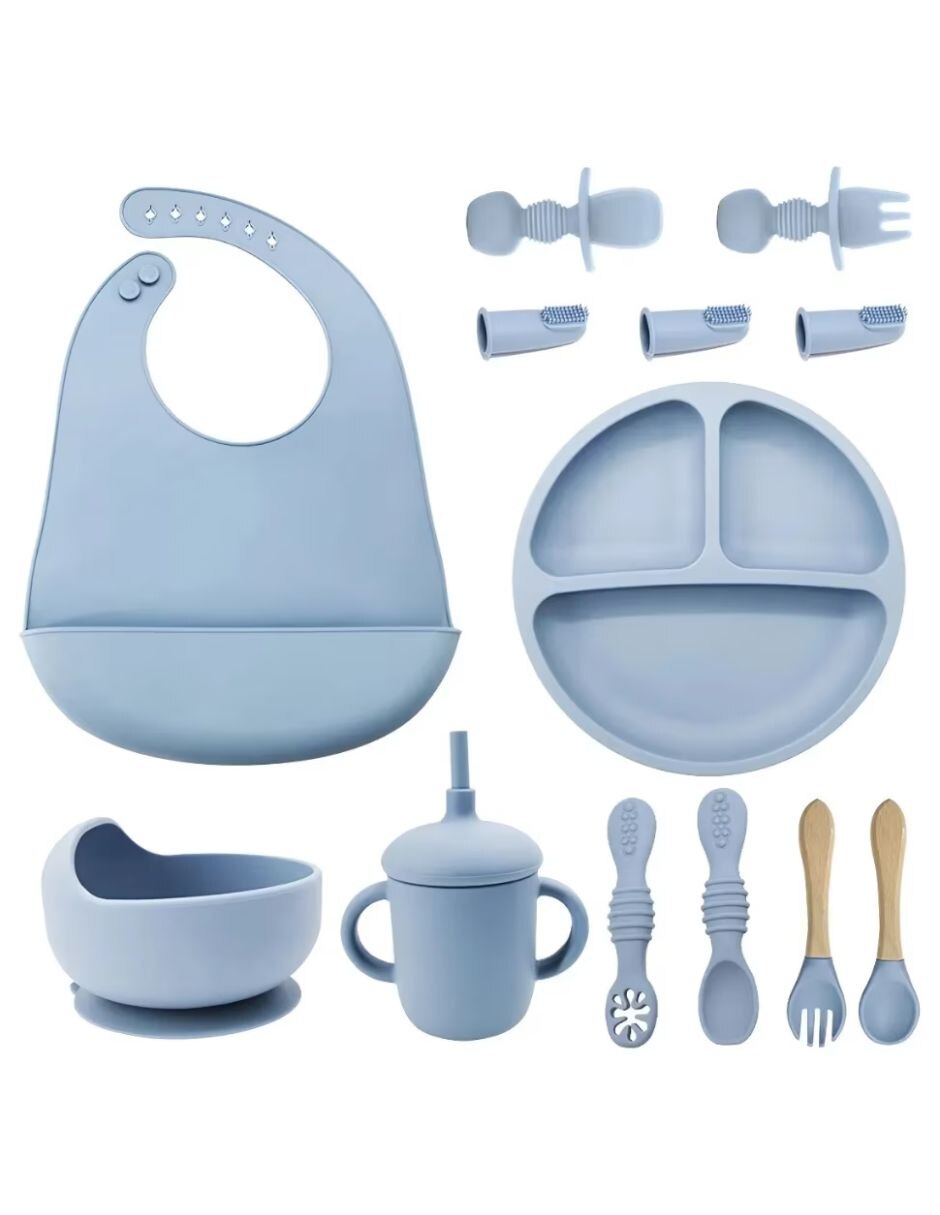 Set platos de silicón 8 piezas Set platos de silicón 8 piezas