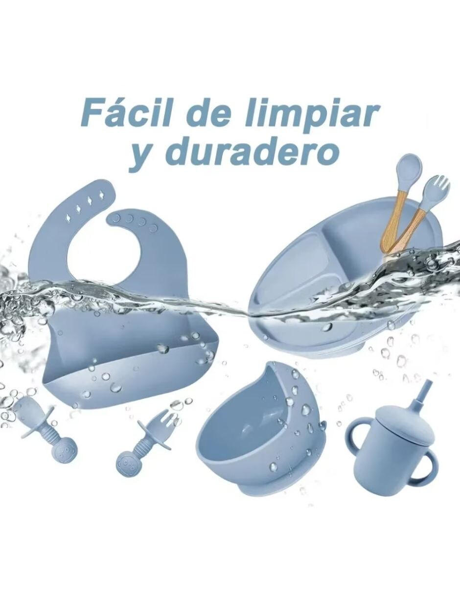 Set platos de silicón 8 piezas 2