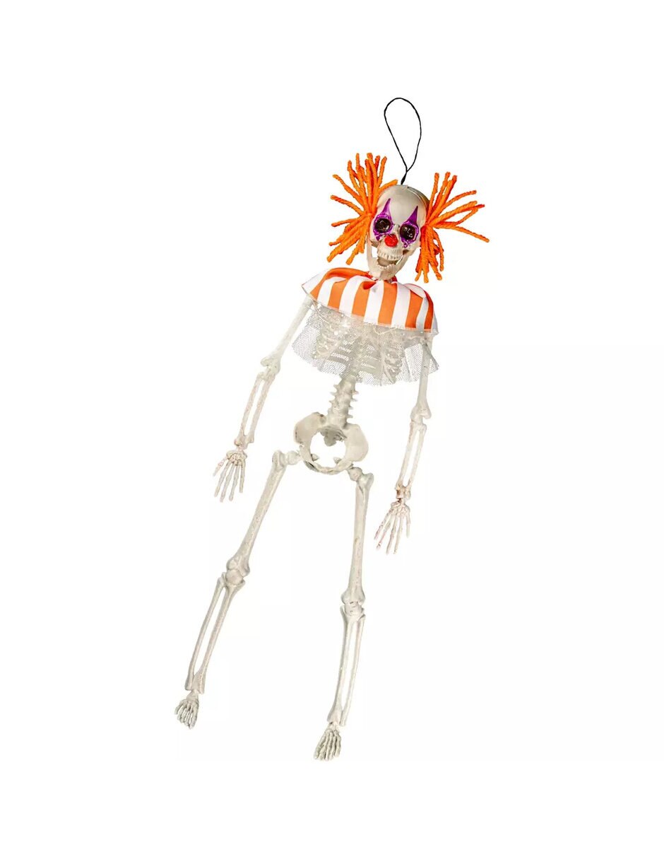 Figura decorativa de calavera payaso adorno de plástico 5