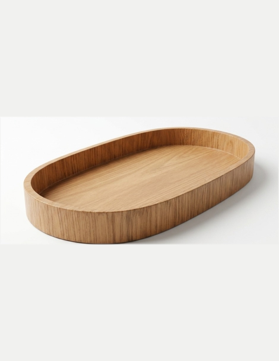 Bandeja decorativa funcional de mdf