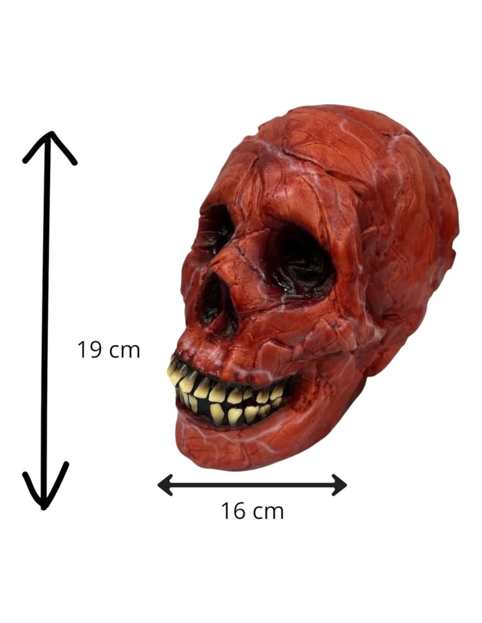 Figura decorativa de Cabeza Halloween Adorno de Plástico 3