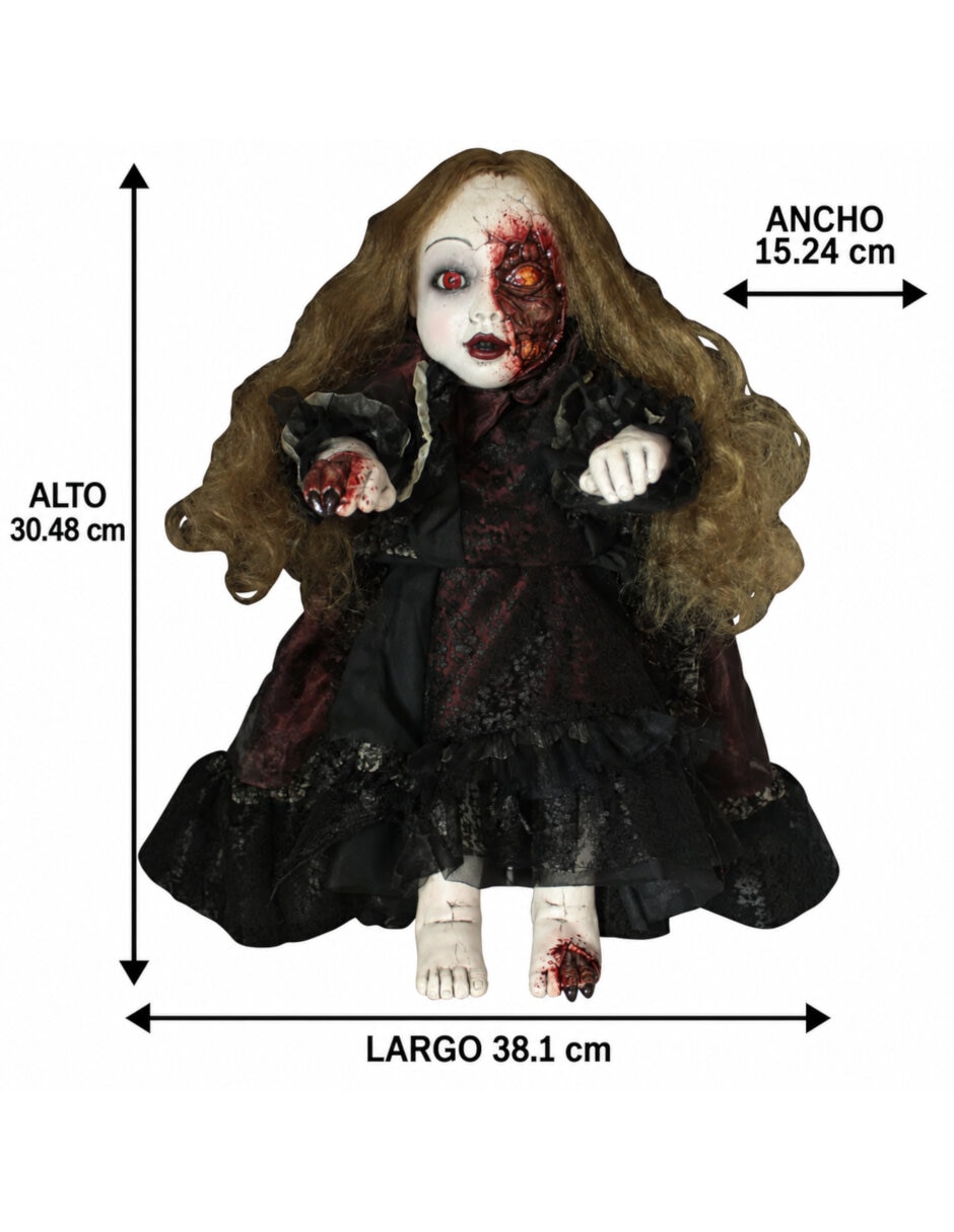 Figura decorativa de muñeca halloween adorno 4