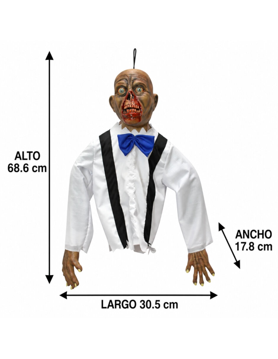 Figura decorativa de torso halloween adorno 4