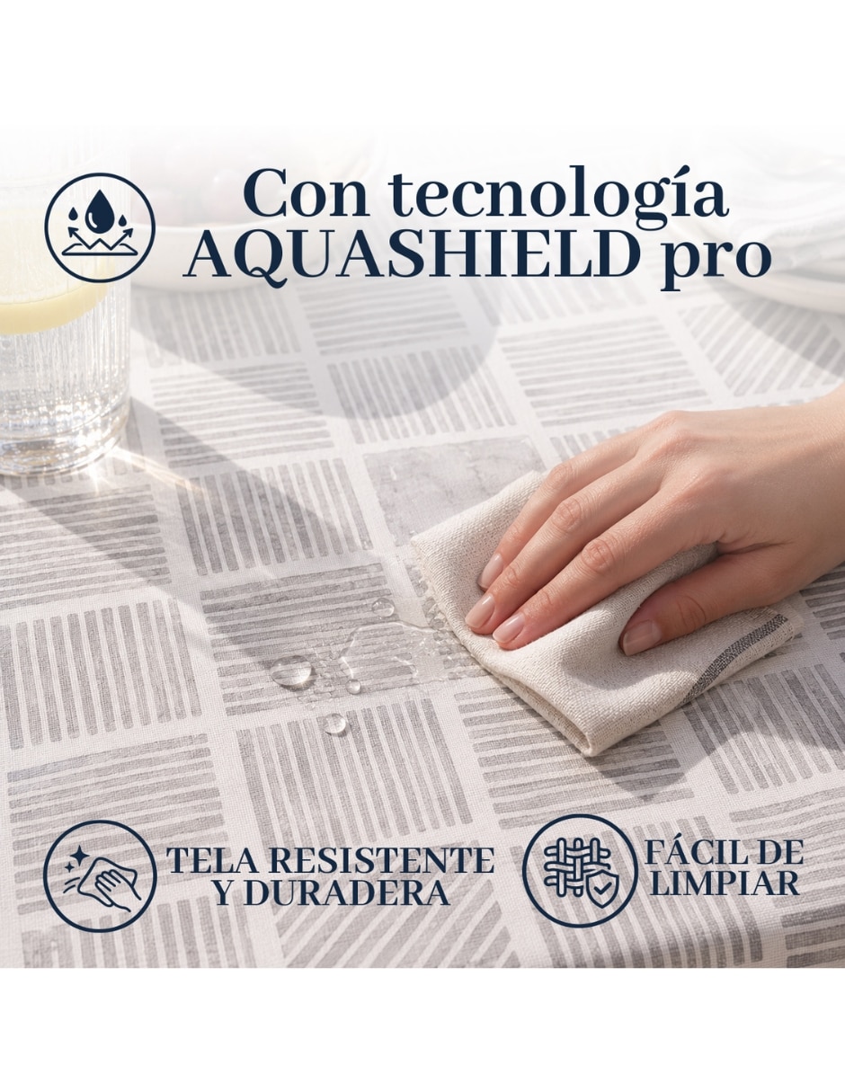 Mantel rectangular hsm aquashield pro repelente 4
