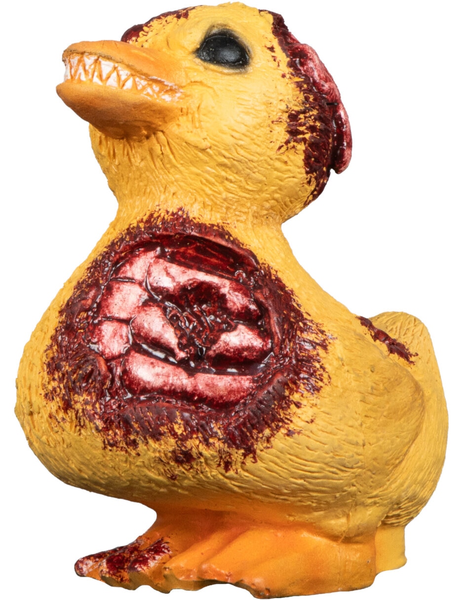 Figura decorativa de pato halloween adorno de plástico