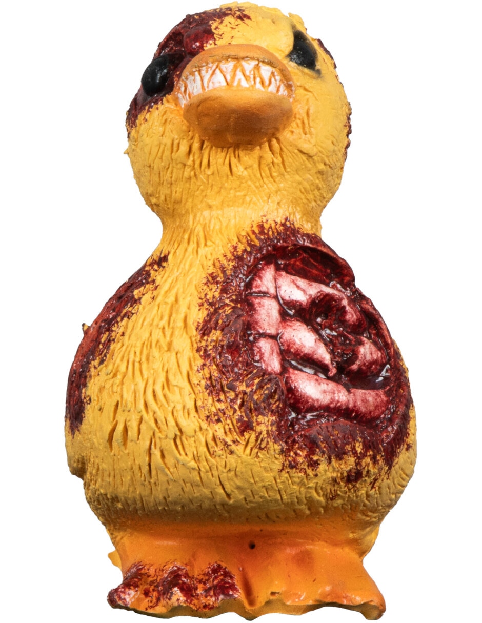Figura decorativa de pato halloween adorno de plástico 6