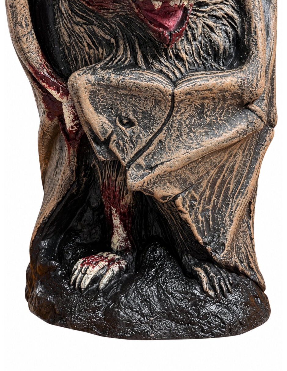 Figura decorativa de animal halloween adorno de plástico 3