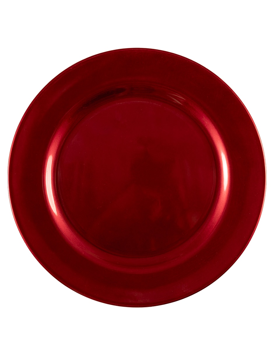 Set mantel individual redondo bajo plato 3