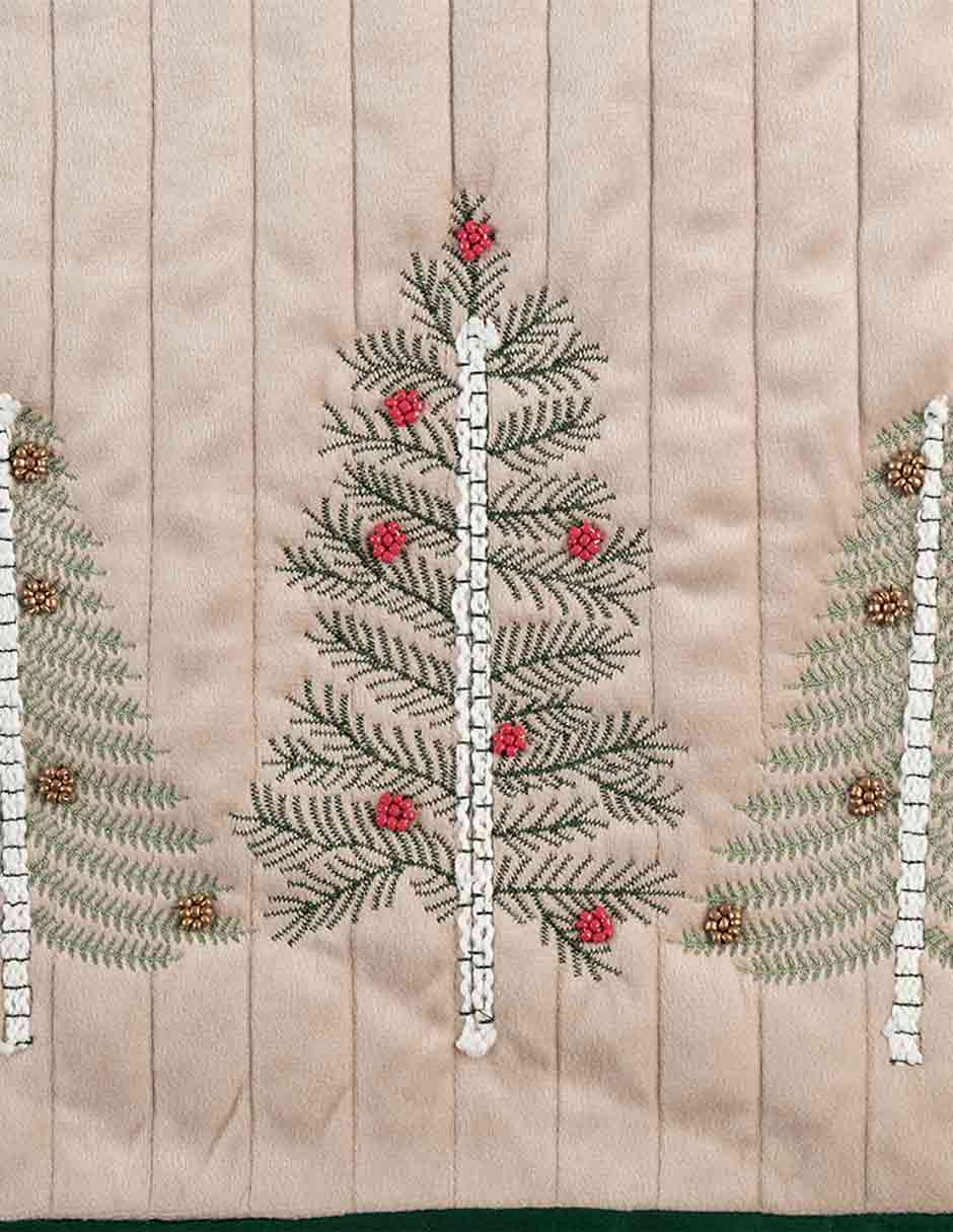 Camino mesa rectangular pine navidad 3