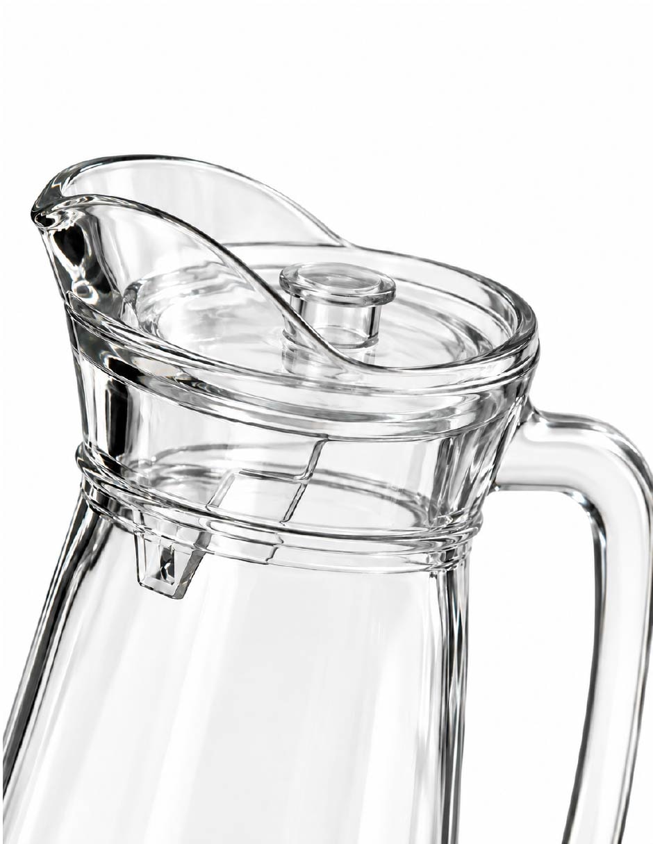 Set jarra con vasos vidrio 2