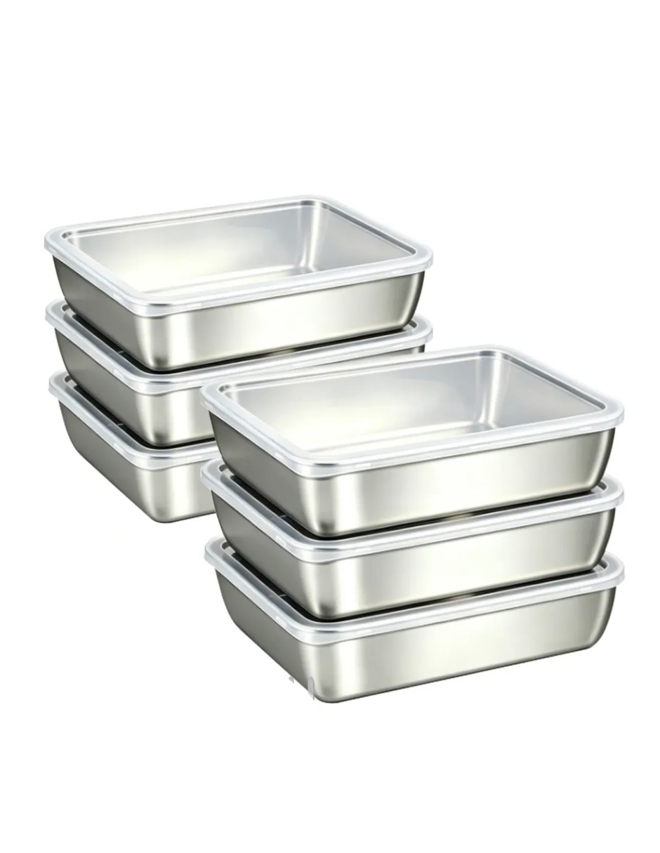 Contenedor genérica friends de aluminio 10 piezas Contenedor genérica friends de aluminio 10 piezas