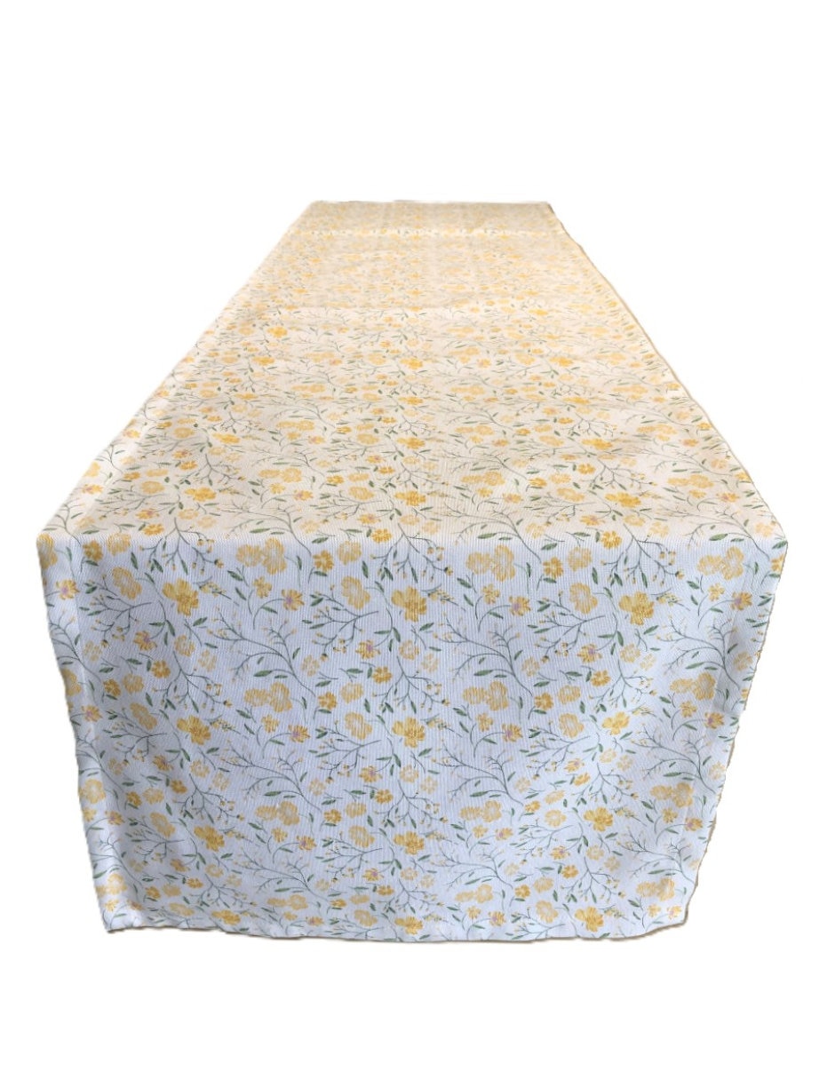 Camino mesa rectangular de algodón