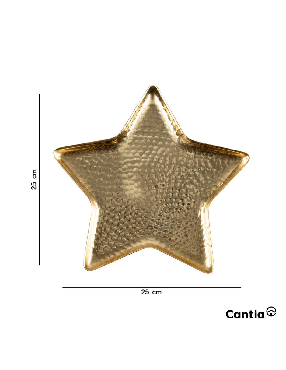 Charola a multiusos estrella de aluminio estrella 5