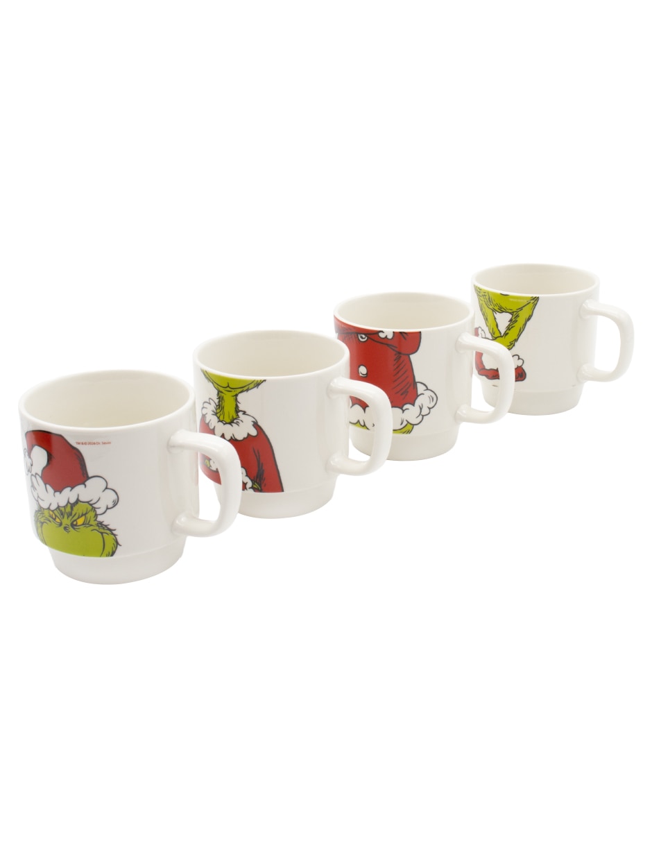 Taza grinch grinch 4 piezas 2
