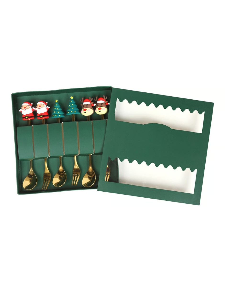 Set cubiertos de acero inoxidable 6 piezas 2