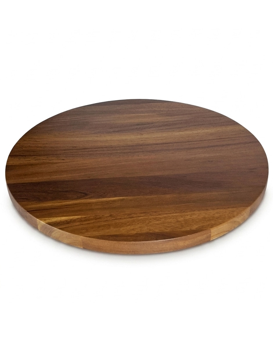 Charola a giratoria de madera