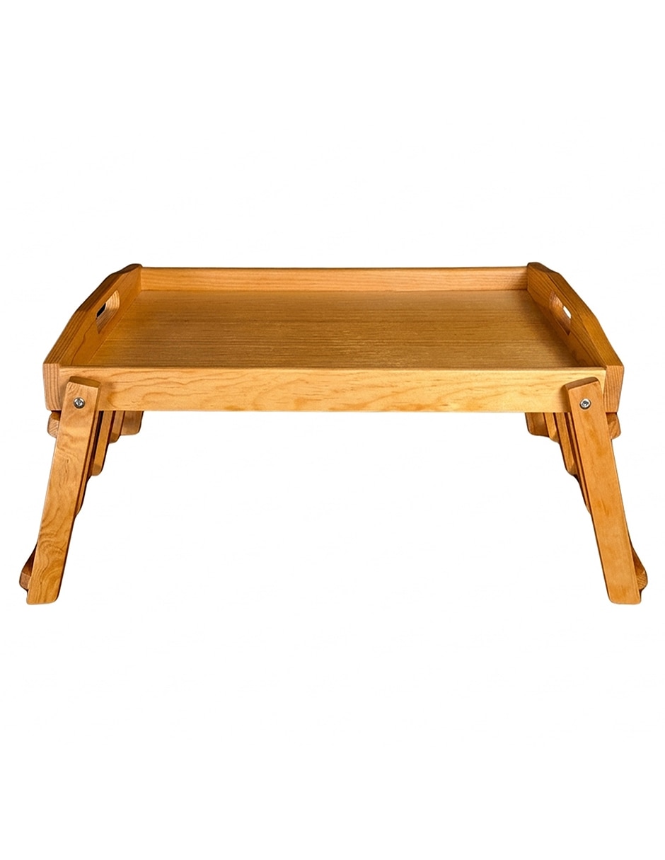 Charola a giratoria de madera