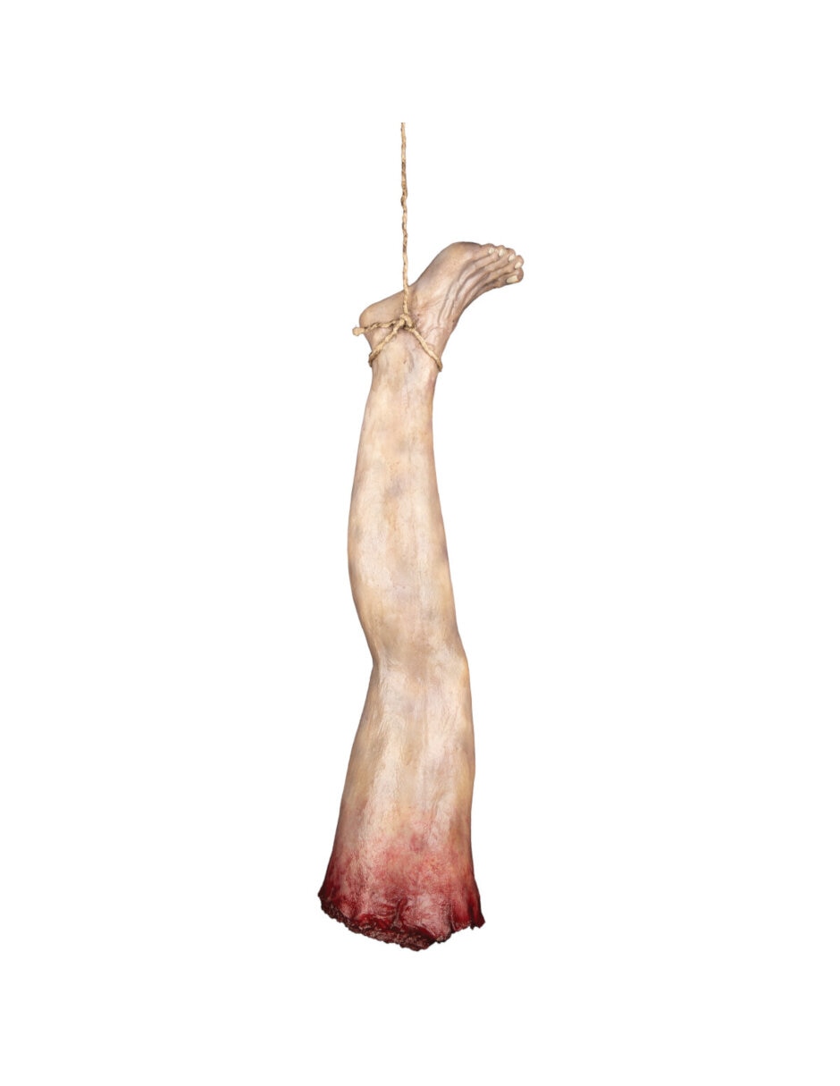 Figura decorativa de Piernas Halloween Adorno Gore de Resina