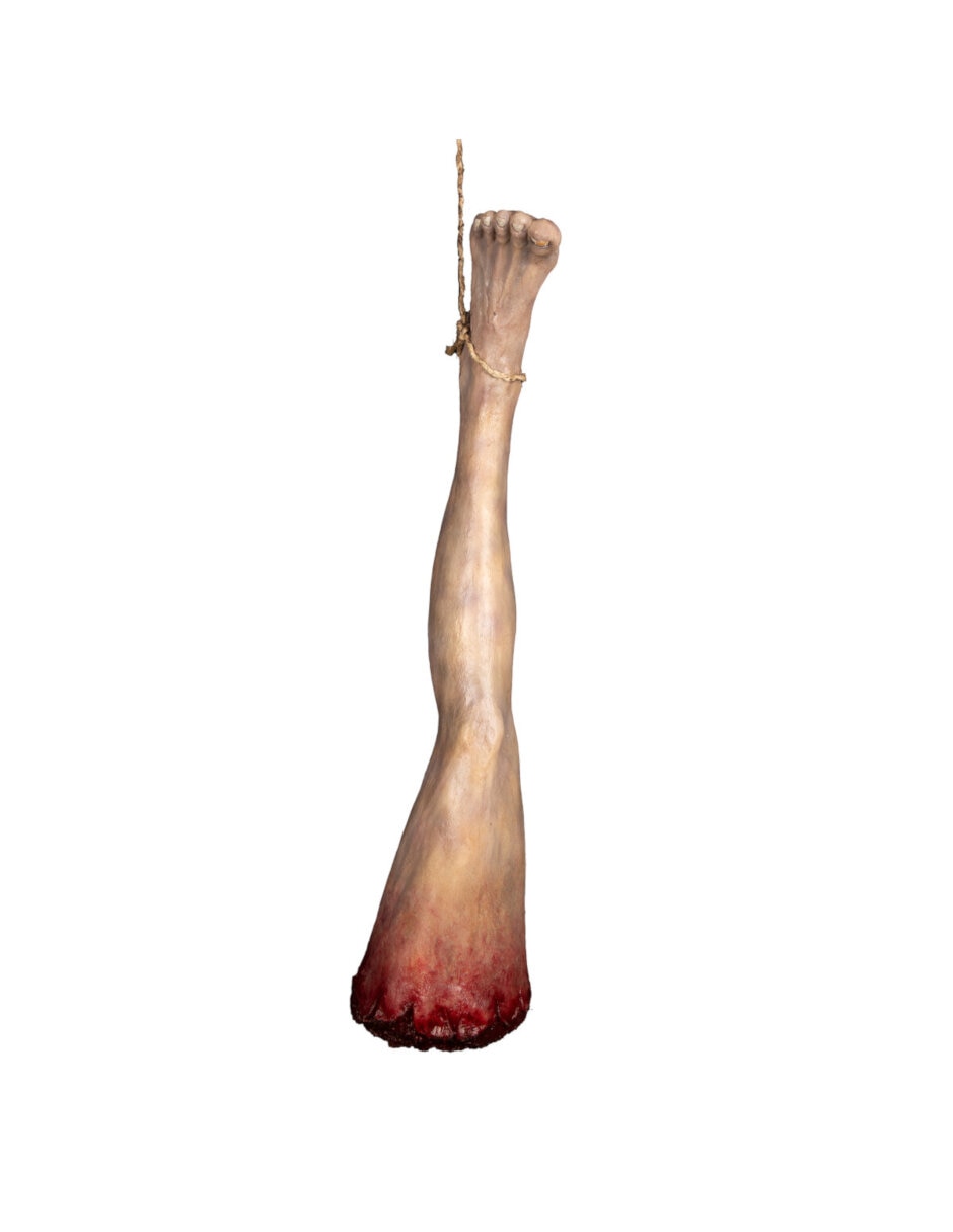 Figura decorativa de Piernas Halloween Adorno Gore de Resina 2