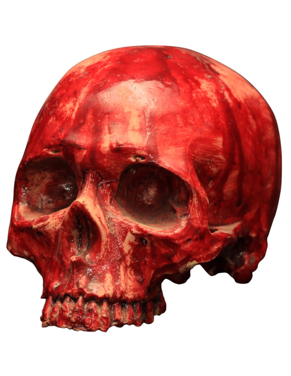 Figura decorativa de Cabeza Halloween Adorno de Resina 4