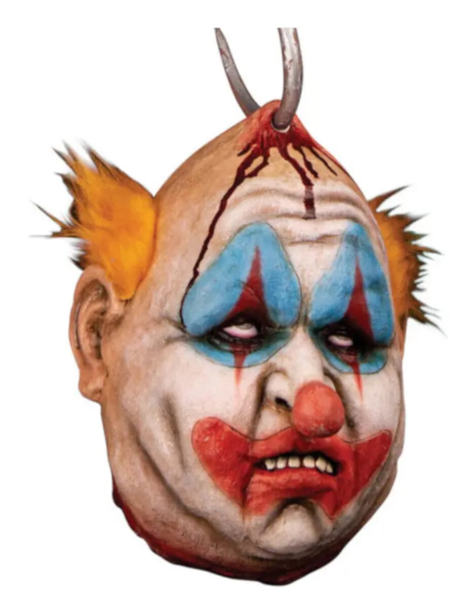 Figura decorativa de Cabeza Payaso Halloween de Mezcla de materiales Figura decorativa de Cabeza Payaso Halloween de Mezcla de materiales