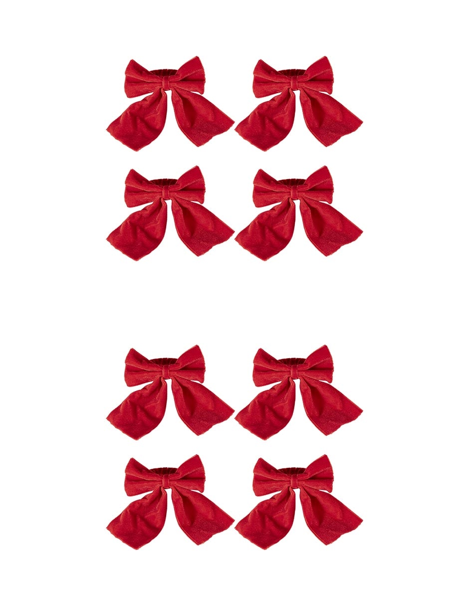 Set aro servilleta holly bows Set aro servilleta holly bows