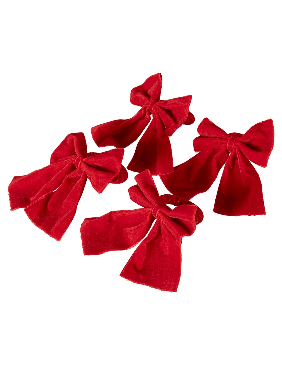 Set aro servilleta holly bows 5