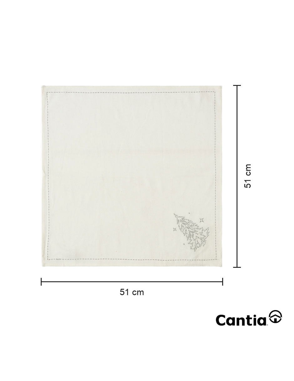 Set servilleta Snow 6 piezas 6