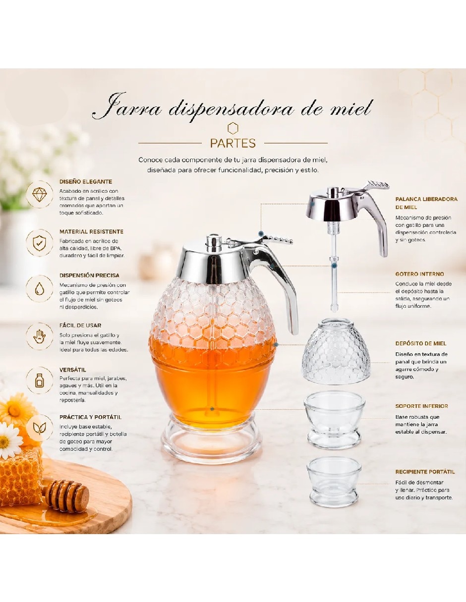 Frasco de almacenamiento de abs hermético 4