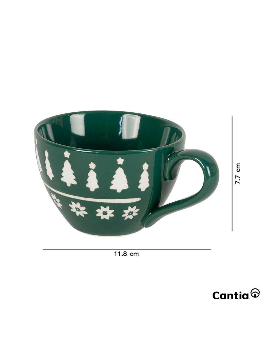 Taza americana navidad bosque 5